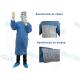 35 - 50gsm Disposable Surgical Gown Reinforced Waterproof Latex Free