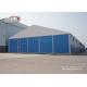 Large 30 x 50 White Roof Industrial Storage Warehouse Tent With Sandwich Panel Sidewall