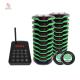 Easy operate full waterproof wireless guest calling coaster pager system with protective silicone