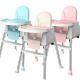 Soft  Comfortable Baby Dining Chair Adjustable Size 92*65*65cm For Bedroom Feeding
