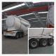 Titan 3 axle V type powder tanker car , 67cubic metre 80tons bulk cement tanker trailer for transporting gesso