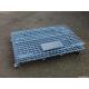 Galvanized Foldable Wire Mesh Security Cage , Warehouse Wire Storage Cages
