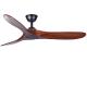 Brown ECO Solid Wood Ceiling Fan 52in 3 Blade Wood Fan