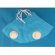 Blue Earloop N95 Disposable Face Mask With Valve 99% BFE Filtration