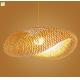 Idyllic Rattan E27 LED Nordic Pendant Light For Hotel Dining Room D50cm