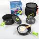 Factory TOP Seller Outdoor Camping Cookware Mess Kit Portable Picnic Pot Pan Camping Cooking Set For Out Door Hiking