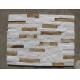 White Quartzite Mixed Yellow Sandstone Ledgestone,Culture Stone Veneer, Outdoor