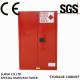 Iron Free Standing Lockable Chemical Storage Cabinets , Flammable Storage Locker