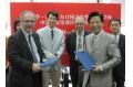 The Signing Ceremony of    Double Degree Program Agreement between Tongji and ENSIB    Held in Tongji University