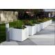 2017 Factory sales high quality durable outdoor garden fiber cement planter