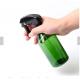 Amber 500ml Plastic Trigger Spray Bottle for Liquid Detergent, Cylinder Barber Shop Hair Spray Bottle