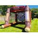 Interactive Inflatable Battle Axe Game / Inflatable Flying Axe Throwing Challenge Carnival Game