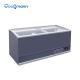 Automatic Defrost Supermarket Island Freezer Combined Display Chest Refrigerator