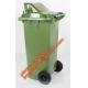 Mobile heavy duty hdpe outdoor garbage trash bin 120 liter plastic garbage bins with wheels, car trash can,car trash bin