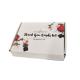 Custom Clothing Packaging Boxes With Flower Design Recyclable Feature