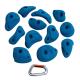 Gecko King Adult Rock Climbing Wall Holds for Indoor Training Allowable Passenger 5
