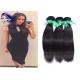 Natural Unprocessed Human Hair Bundles , Straight Indian Hair Extensions