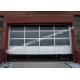 Motorized Aluminum Insulated Tempered Glass Full View Overhead Garage Door