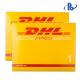 DHL Courier Plastic Mailing Bags Tear Proof For Important Documents