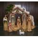 Top - grade porcelain holographic Christmas Nativity Decoration yard sets