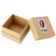 2mm Rigid Kraft Paper Printed Packaging Boxes Square Shape With EVA Insert