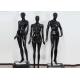 Woman Full Boday Matt Black Clothing Display Mannequin With Different Poses