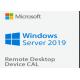 Windows Server 2019 Remote Desktop Service Microsoft Operating Systems CALs - Device User Connections
