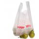 Compostable Plastic 100% Biodegradable T Shirt Bag With Handles