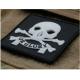 3D Death Glory Skull Military Morale Patch PANTON Color Eco Friendly Soft Pvc