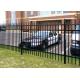 Anti Climb Picket 6ft High Wrought Iron Fence With 14ga Pipe