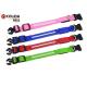 Night Safety Flashing Glow USB Rechargeable LED Dog Collar Leashes Pink / Blue / Red