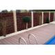 Waterproof  WPC Deck Flooring For Swimming Pool / recycled deck material