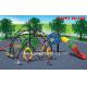 Kids Outdoor Climbing Frame,  Kids Climbing Equipment For Outdoor Play System With Visible Tunnel