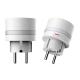 Eu Standard WIFI Smart Plug 10A Socket Outlet ABS Flame Retarding Polymer For Led Light