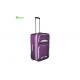 Tapestry Soft Sided Luggage with Two Classic Front Pockets and Big Skate Wheels