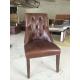 luxury retro leather dining chair furniture,#K655