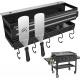 Free Installation BBQ Caddy with Knife Holder for 28 36 Griddle Gas Grill Charcoal Grill Accessories Storage Box