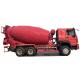 371HP Used Concrete Mixer Truck Sinotruk HOWO 10 Wheeler 12cbm