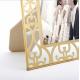 Vertically Stand Metal And Glass Photo Frame , A4 Glass Picture Frames