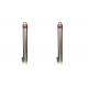 Reflective Tape Stainless Steel Pipe Bollards , Road Safety Bollards For Vehicle Control