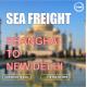 Fast Sailing 18 Days International Sea Freight From Shanghai To New Delhi India