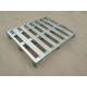 Galvanized Metal Stackable Steel Pallets Heavy Duty 1200x1000