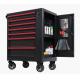Portable Movable Iron Tool Cabinet Trolley With Hand Tool Set