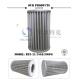 Pleated Metal Mesh Gas Filter Element For Pipeline Industry 6.4MPa Pressure