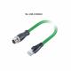 X Coding M12 To Rj45 Ethernet Cable Cat 6A SFTP 26AWG For Profinet Ethernet
