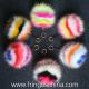 Fashionable Multicolored Faux Fur Balls Fake Fur Pom Pom Balls For Key Chain