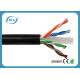 Jelly Filled Cat6 Ethernet Cable , Lan Network Cable With Cross Separator Filler