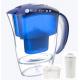 Customized Alkaline Bluetech Water Filter Pitcher CE Approved Serviceable