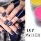 Professional 3 in 1 Purple Color Nail Art Match Acrylic Dip Powder and Polish Gel