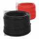 Twin Core 6mm Solar PV Panel Cable 35MM Wears Resistance
